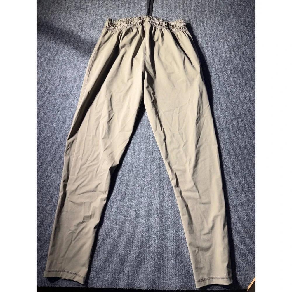 Mitre Mens Jogger Pants Medium Tan Khaki Athletic Stretch Training Trousers